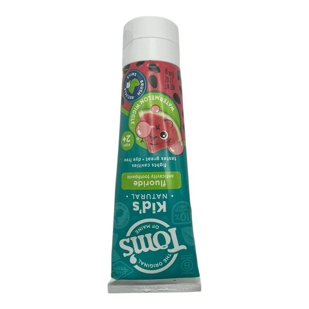 Tom's of Maine Kids Fluoride Toothpaste 5oz 2pk - Watermelon & Strawberry